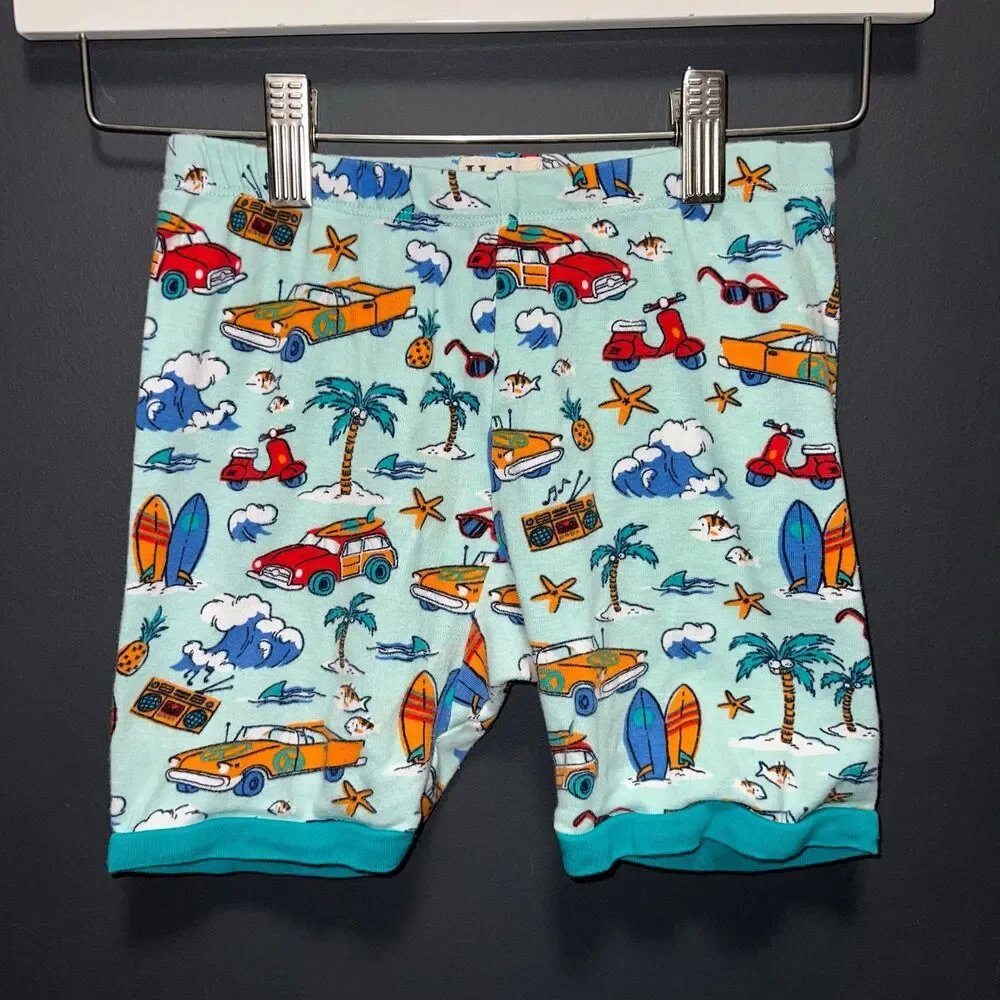 Hatley Short Pajamas Set LOT Boys size 8 Hammerhead Shark Pirate Print